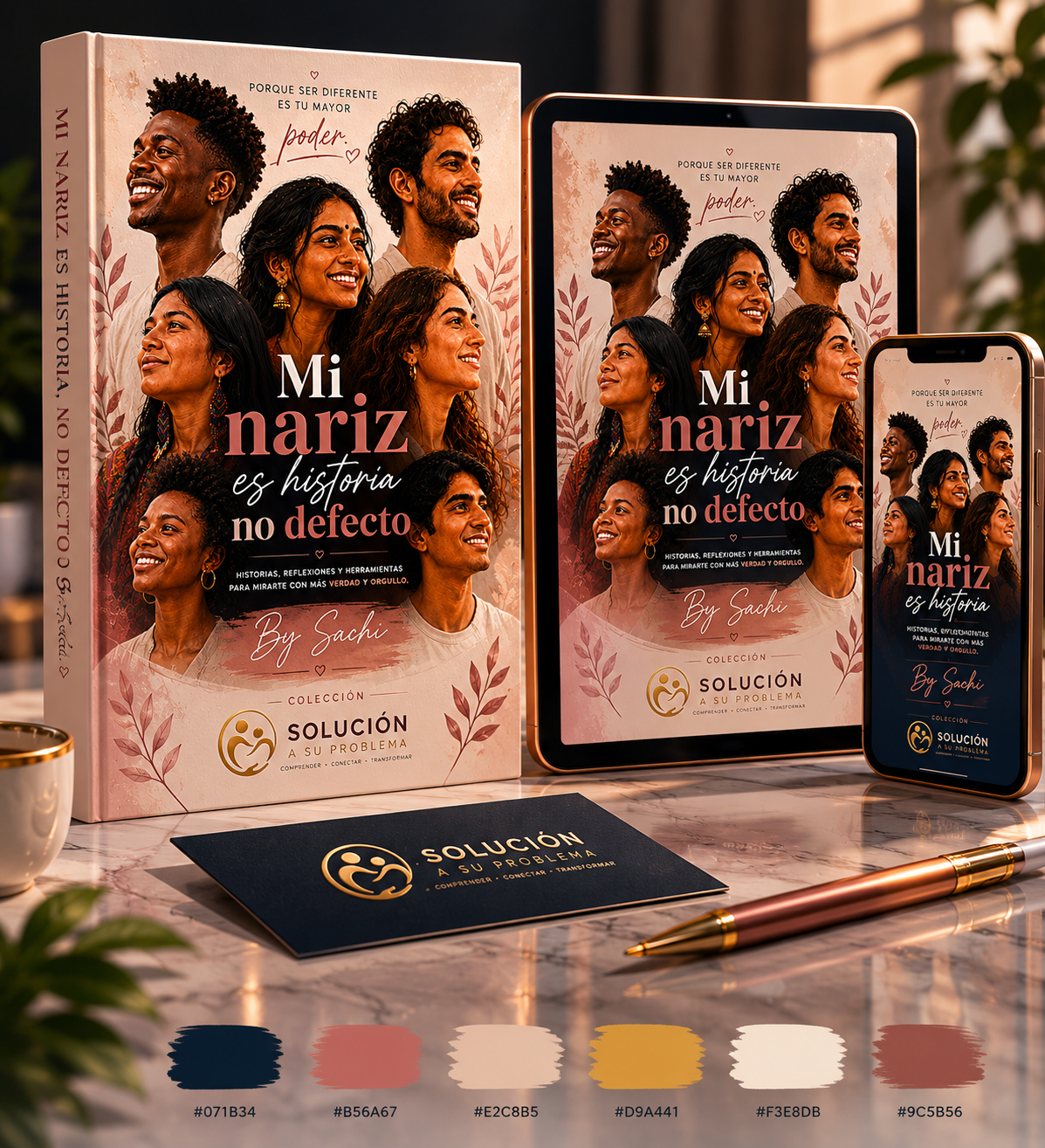 Mockup del ebook Mi Nariz es Historia, No Defecto
