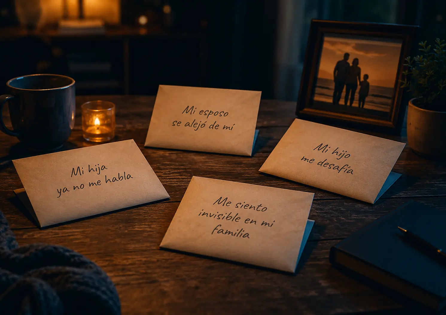 historias reales cartas con problemas familiares y de pareja representando historias reales sobre adolescencia, relaciones y conflictos familiares.
